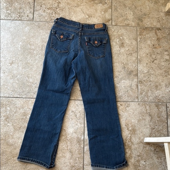 Levi's Blue Perfectly Slimming Bootcut Jeans 4 / E27 - Picture 4 of 5